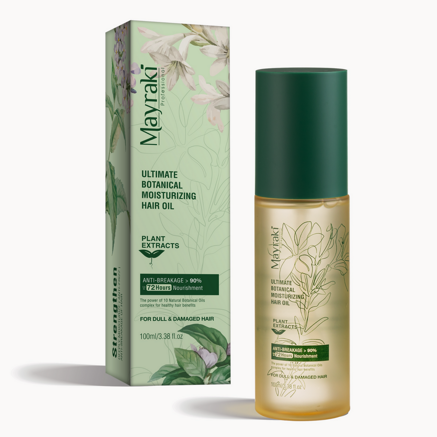 Mayraki Ultimate Botanical Moisturizing Hair Oil (100ml/3.38 fl. oz.)