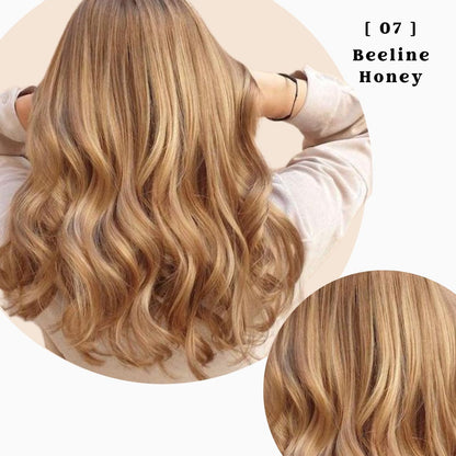 Gray Coverage Permanent Hair Color Dye Shampoo 100% Vegan 500ml/16.90 fl.oz - 07 Beeline Honey
