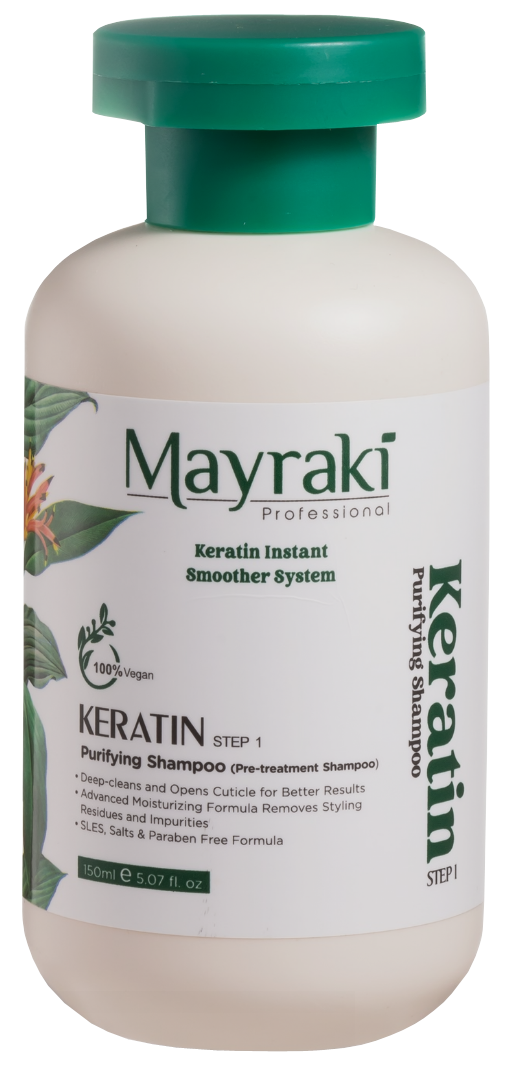 Mayraki Keratin Step 1 Purifiying Shampoon (Pre-treatment Shampoo) 150ml, 5.7fl.oz
